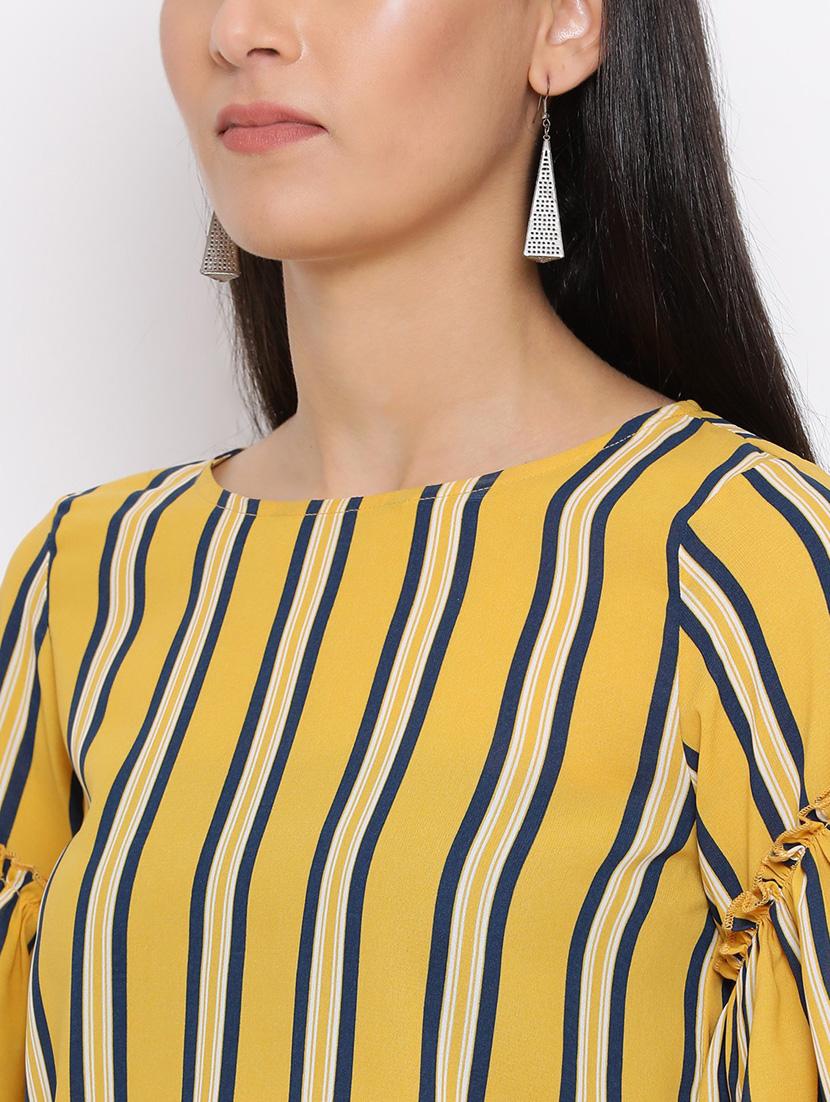 women's straight round neck top - 18450239 - Standard Image - 4