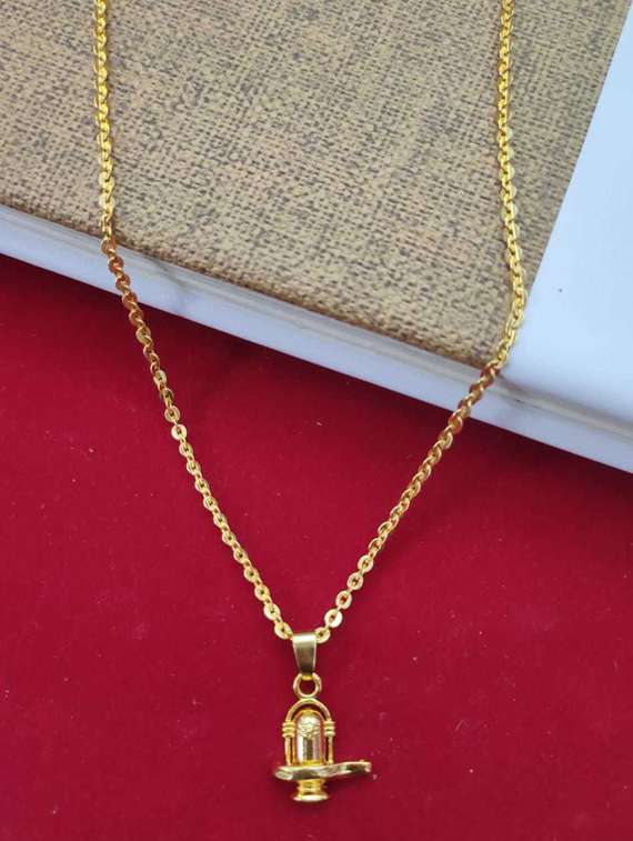 gold plated chain pendant