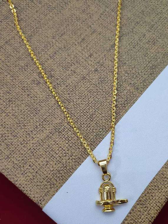 gold plated chain pendant