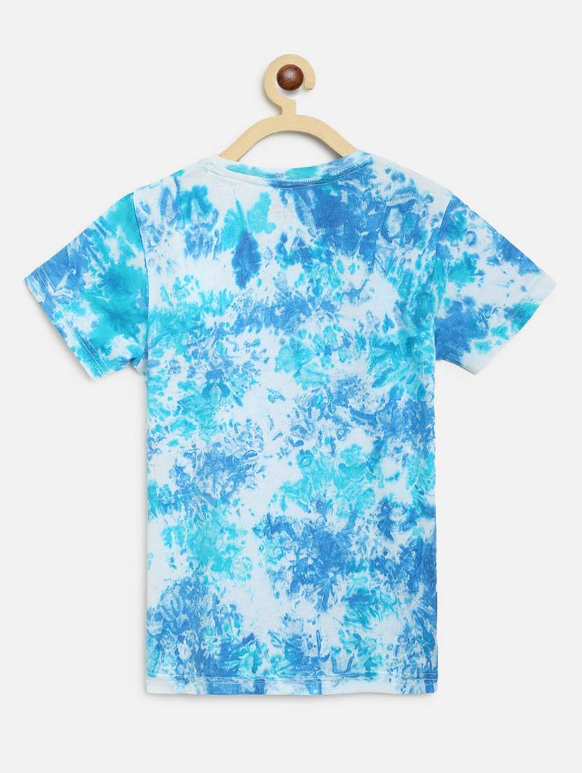 boys blue tie & dye t-shirt  - 18451062 -  Standard Image - 1