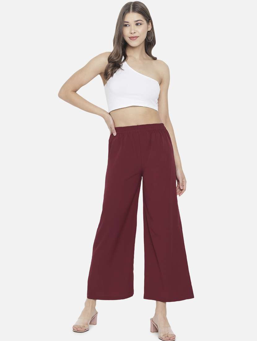 high rise solid palazzo  - 18451083 -  Standard Image - 4