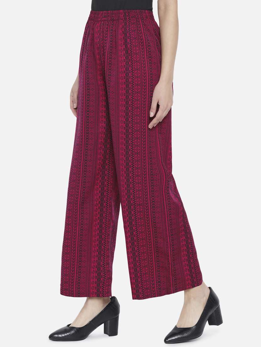 mid rise solid palazzo  - 18451084 -  Standard Image - 1
