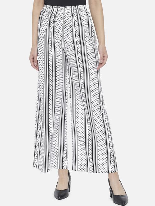 mid rise printed palazzo - 18451086 - Standard Image - 0