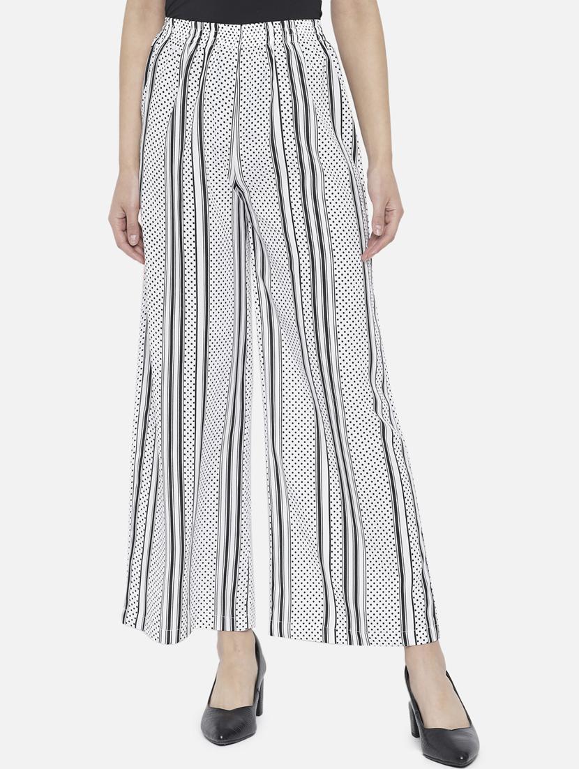 mid rise printed palazzo - 18451086 - Zoom Image - 0
