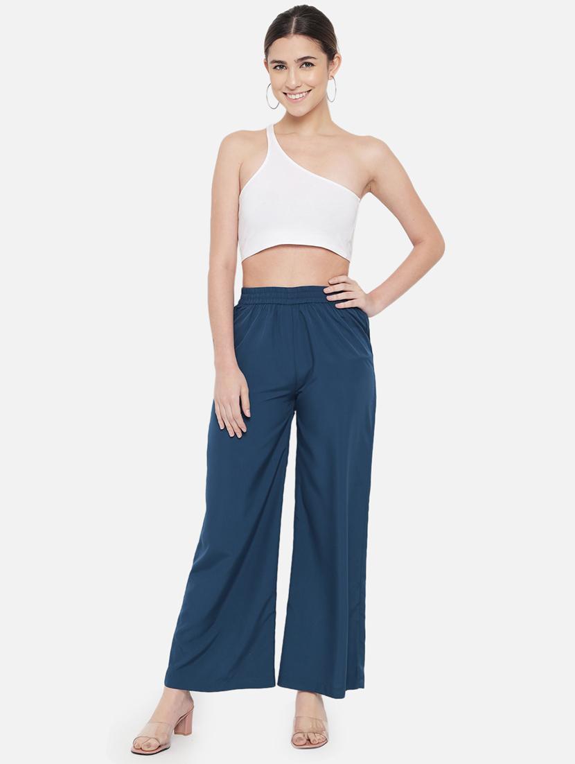 mid rise solid palazzo - 18451095 - Standard Image - 4