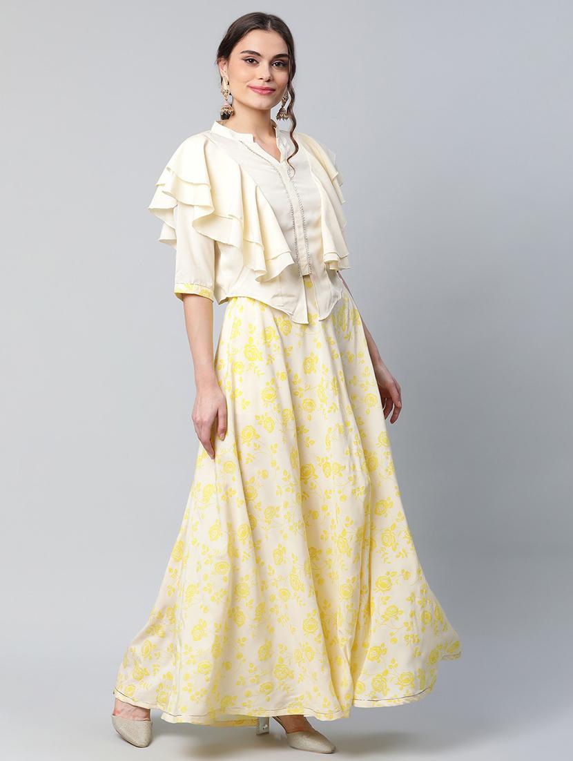 printed ruffled skirt top set  - 18451245 -  Standard Image - 1
