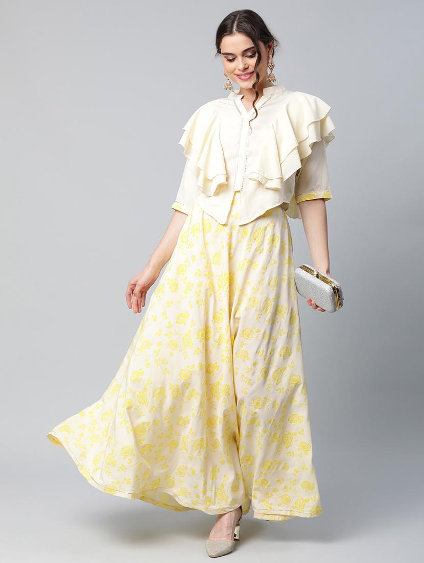 printed ruffled skirt top set - 18451245 - Standard Image - 4