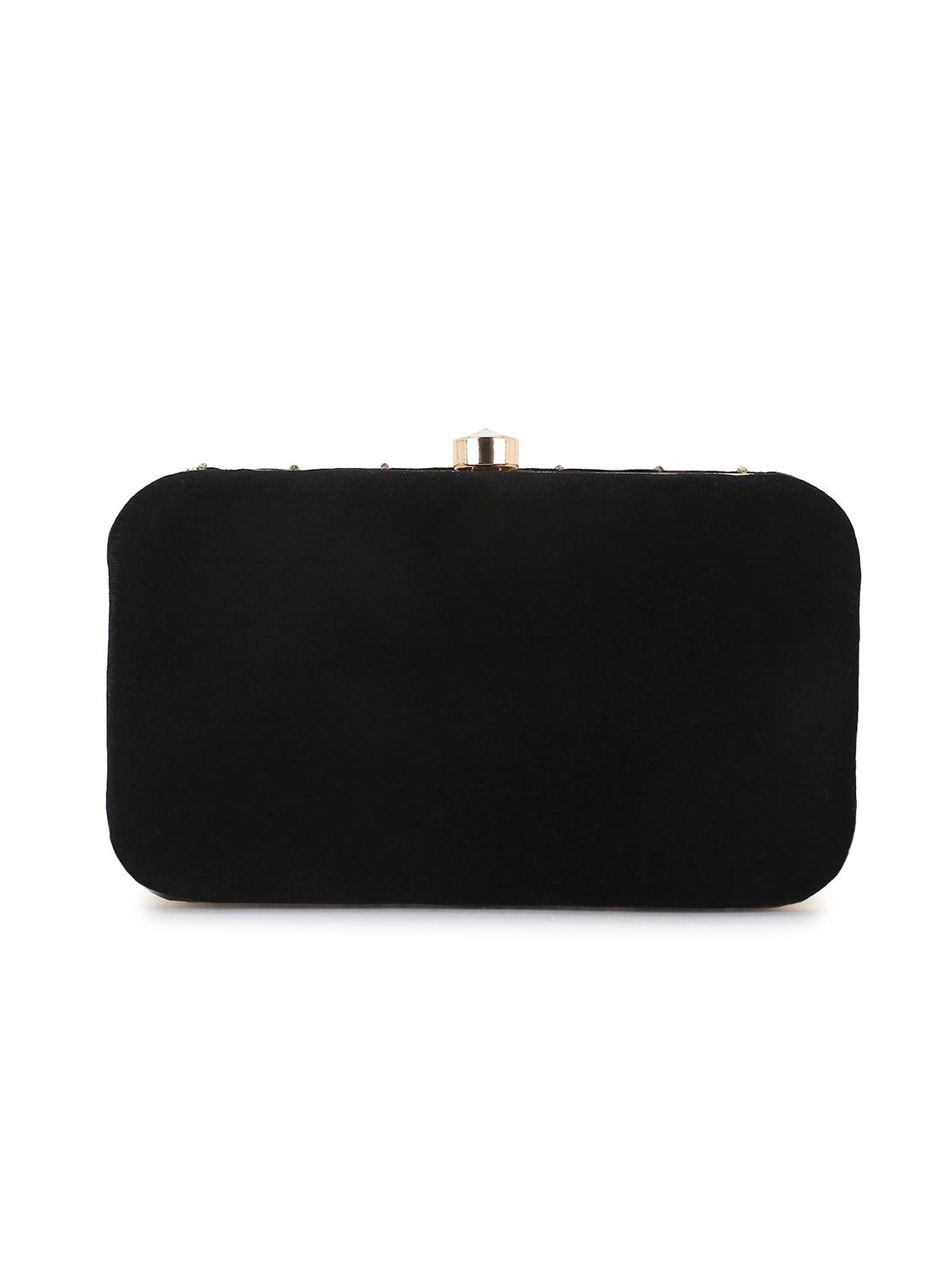 embellished velvet box clutch - 18451976 -  Standard Image - 1