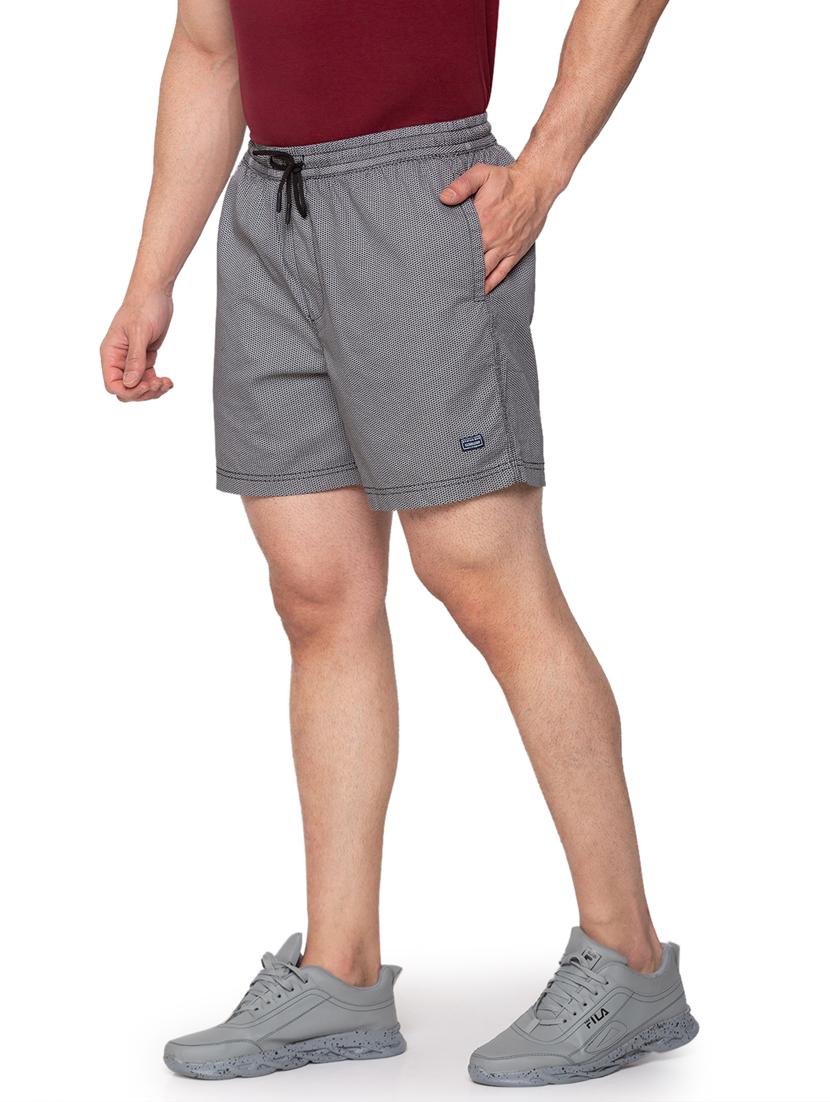 grey printed short - 18453572 -  Standard Image - 1