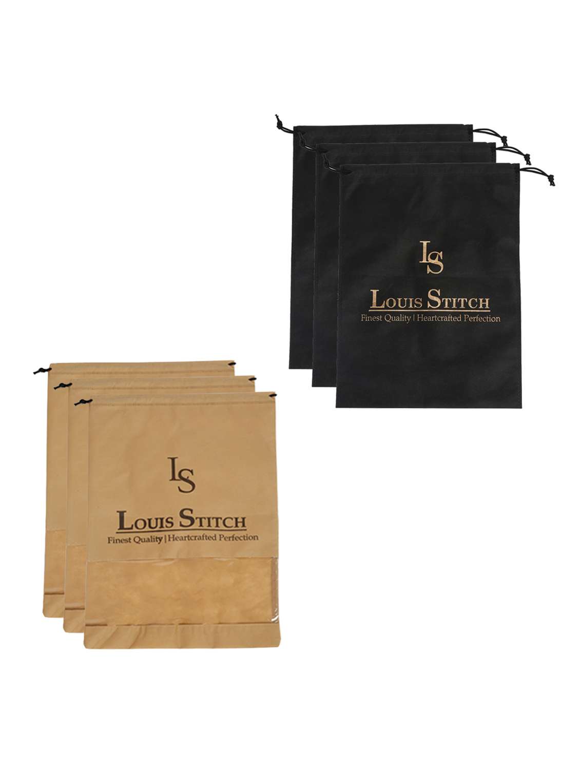 pack of 6 multi colored utility bag