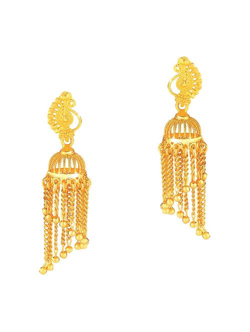 graceful delightful jhumka earrings - 18453869 - Standard Image - 0