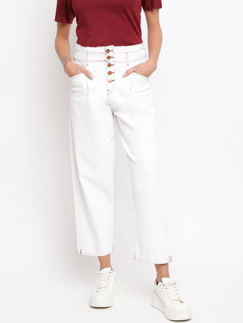 women's plain boyfriend fit jeans - 18455862 - Zoom Image - 0