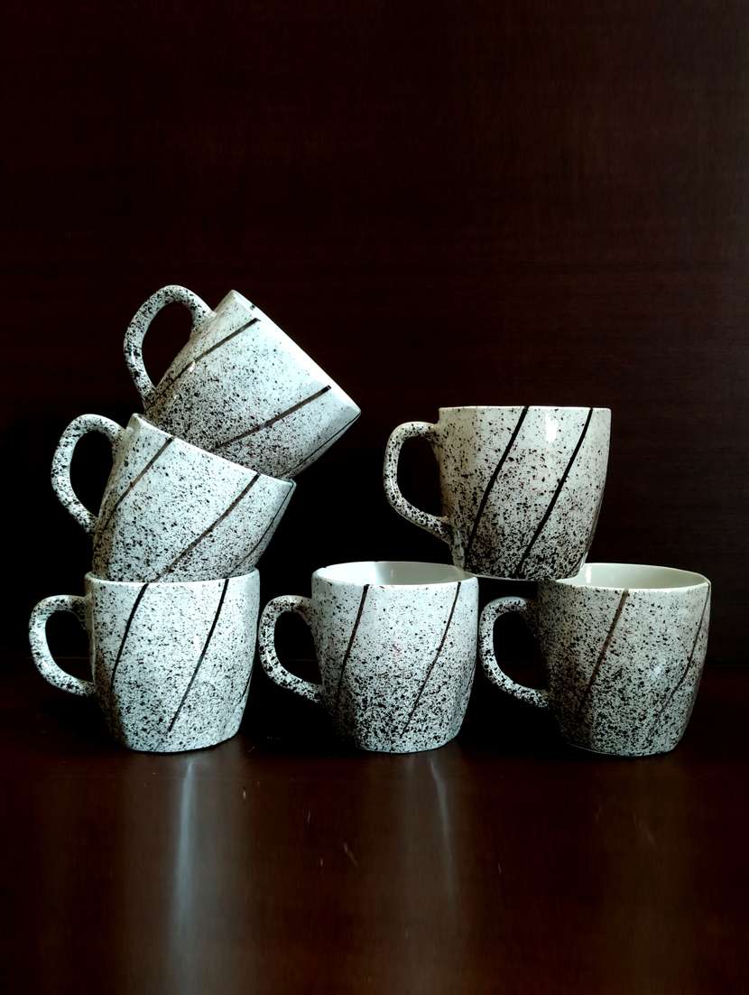 designer set of 6 cups | cup set | tea cups | set of 6 cups | ceramic