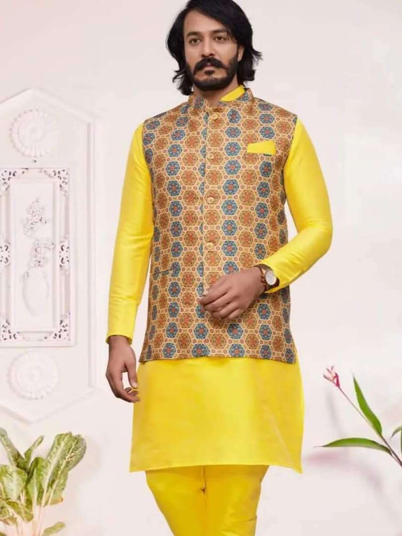 men printed waistcoat  - 18457569 -  Standard Image - 1