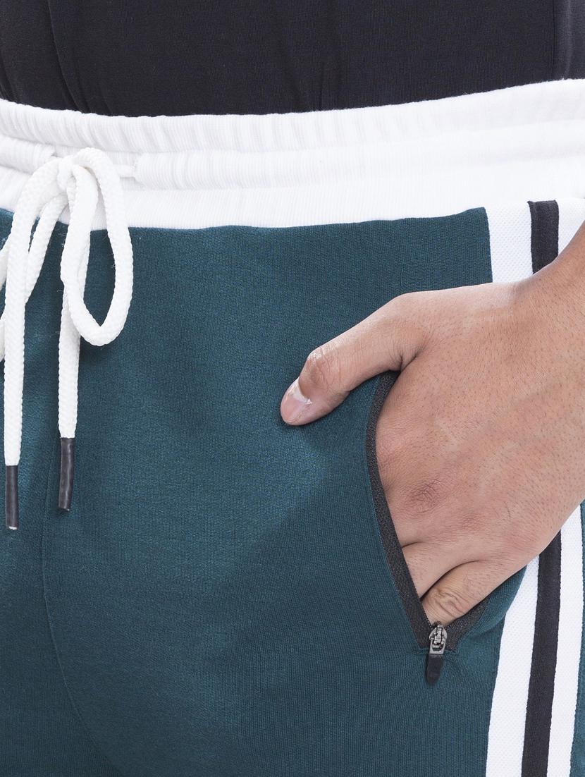 teal grey side-taped full length track pant - 18458339 - Standard Image - 6