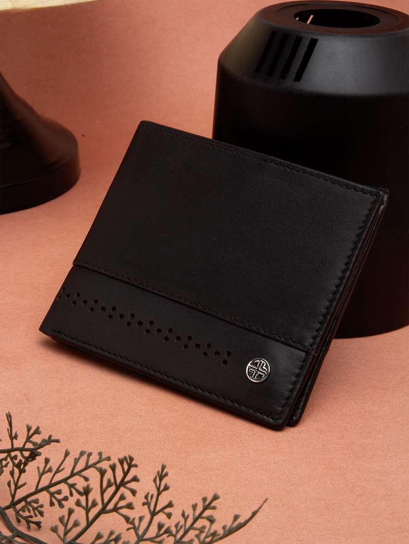 black leather wallet