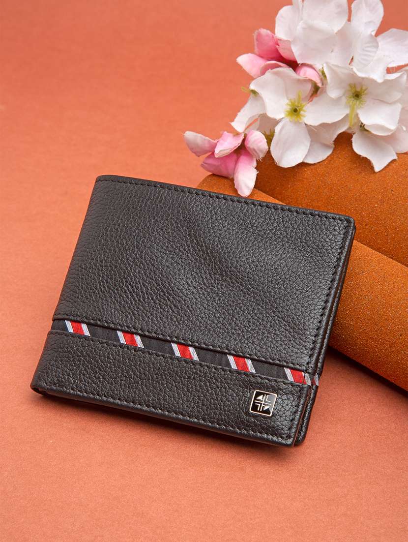 black leather wallet