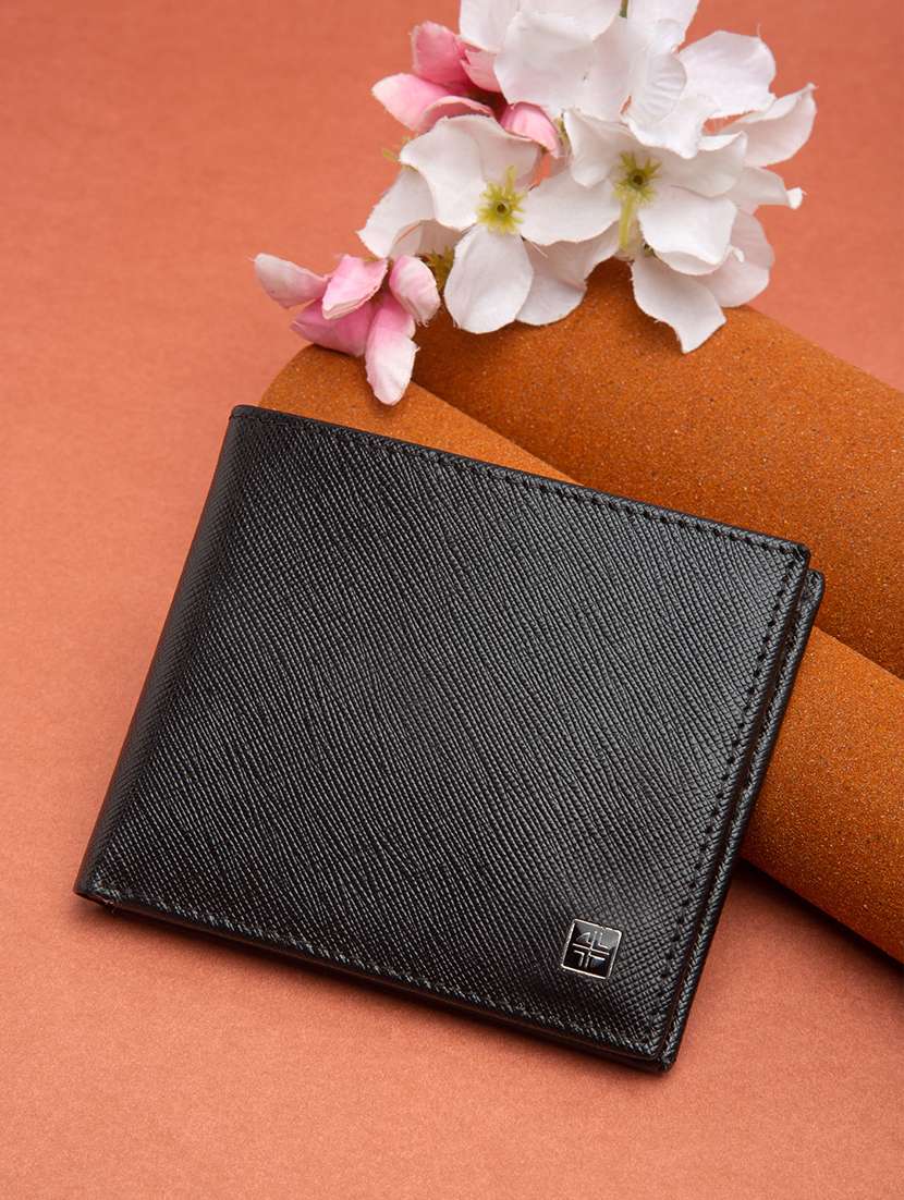 black leather wallet