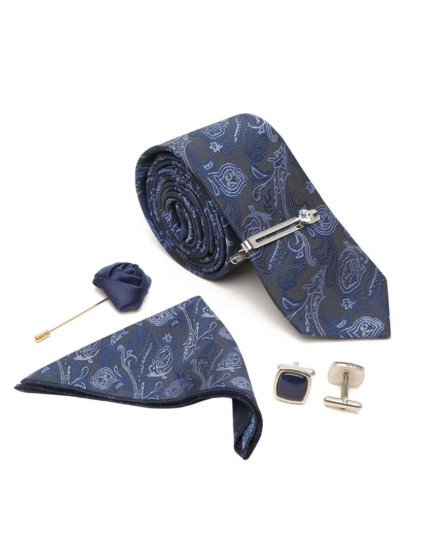  self design tie with pocket square & cufflinks