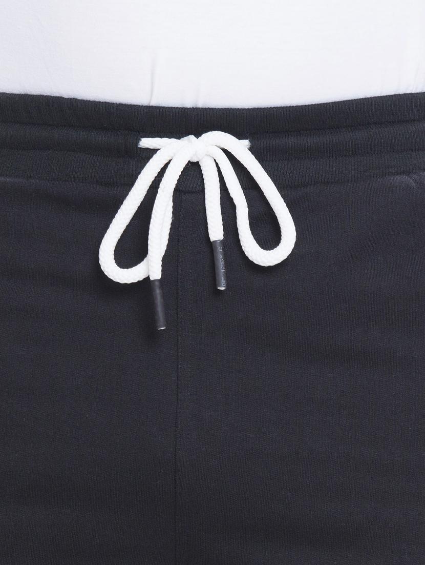 black side-taped full length track pant - 18459130 - Standard Image - 4