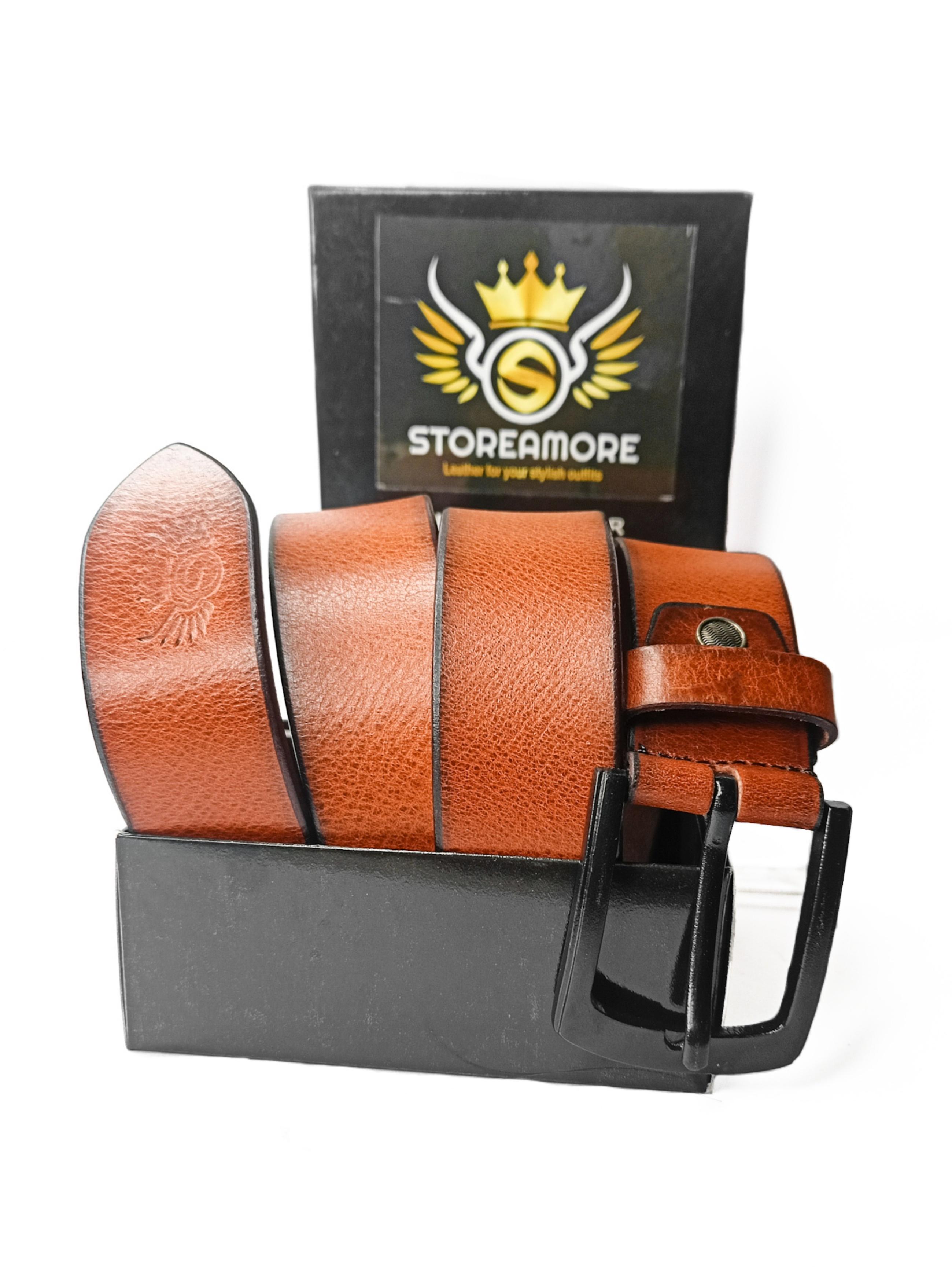 high quality leather belts are made - 18459233 - Standard Image - 1