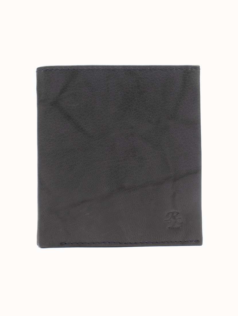blue leather wallet