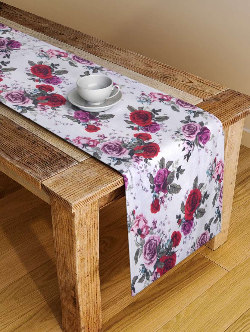 alina decor digital printed table runner for center and dining tabale - 13x56 inch