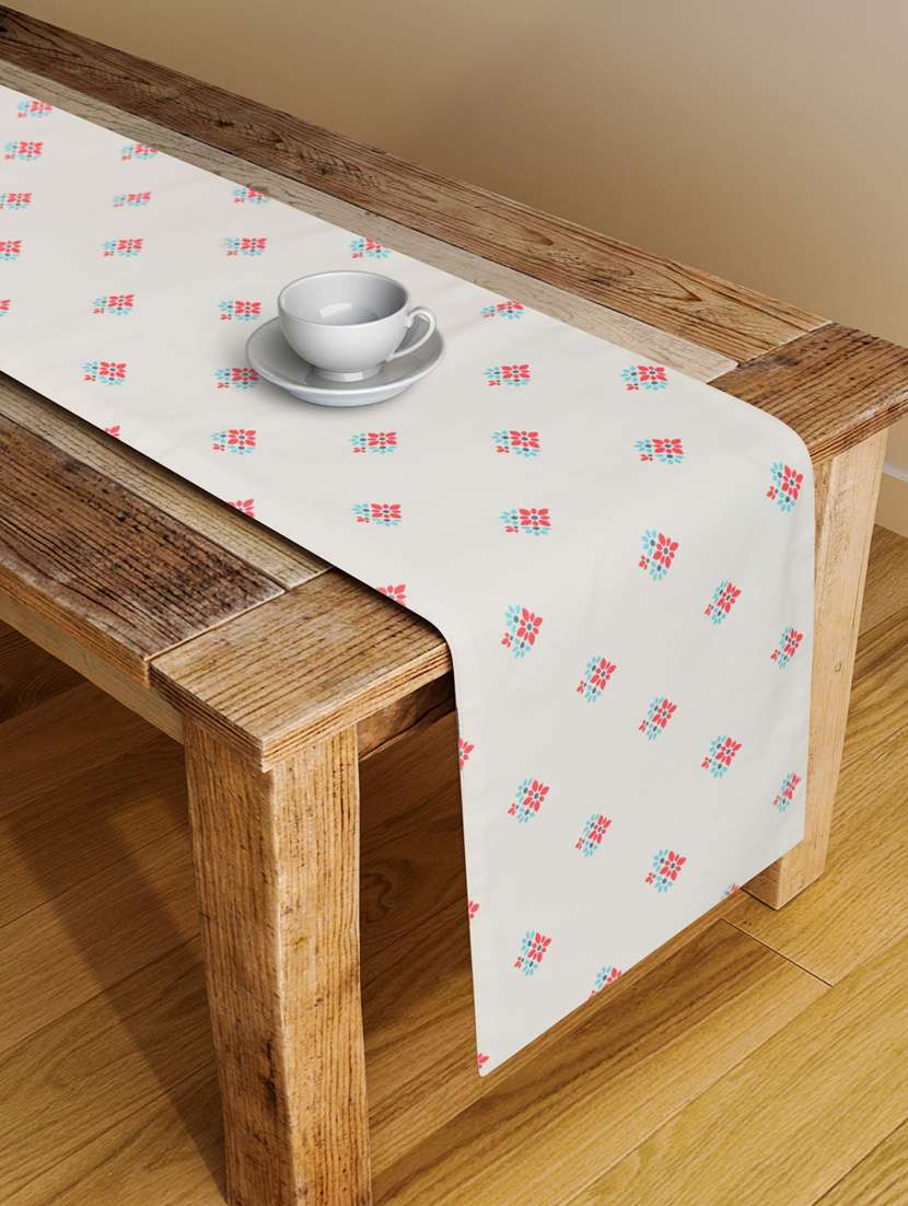 alina decor digital printed table runner for center and dining tabale - 13x56 inch