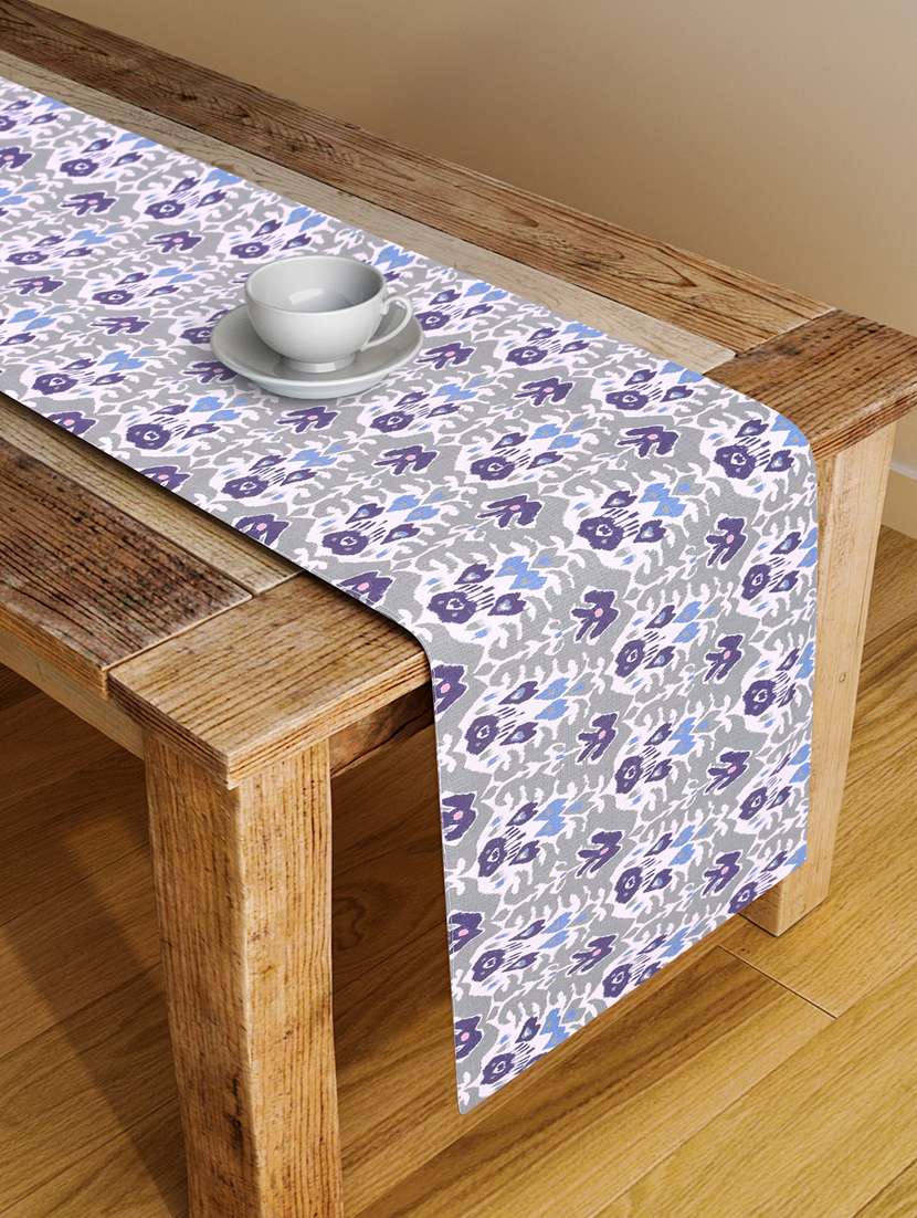 alina decor digital printed table runner for center and dining tabale - 13x56 inch