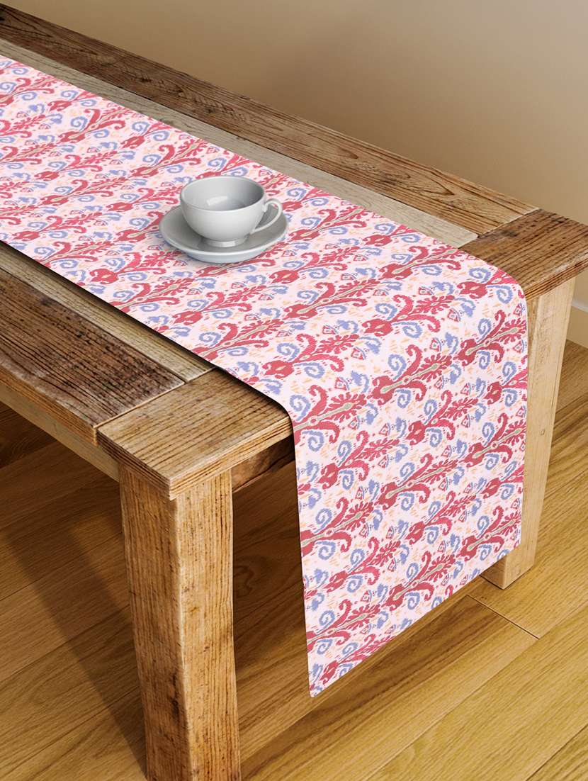 alina decor digital printed table runner for center and dining tabale - 13x56 inch