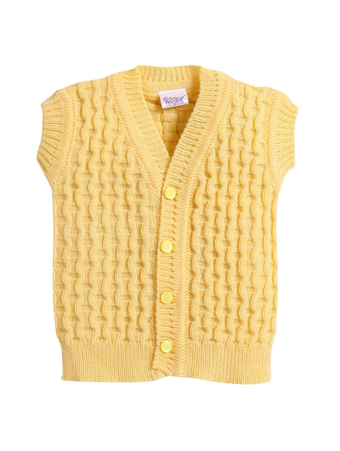 girls yellow woven cardigan  - 18460400 -  Standard Image - 1