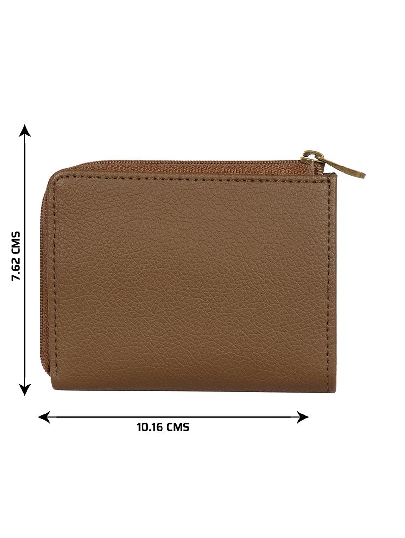 brown solid wallet - 18460453 - Standard Image - 1