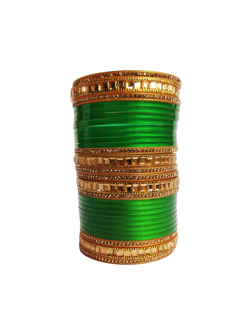 green plastic bangle - 18460562 -  Standard Image - 1