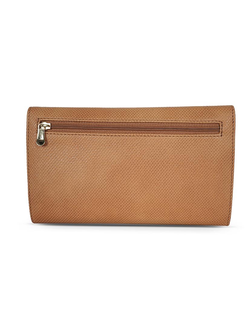 brown textured wallet - 18460672 -  Standard Image - 1