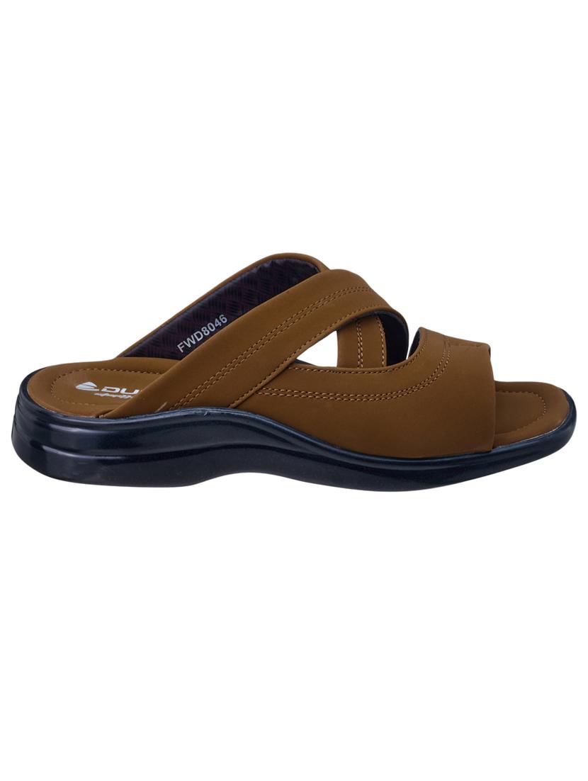 men beige slip on sandal - 18461656 - Standard Image - 1