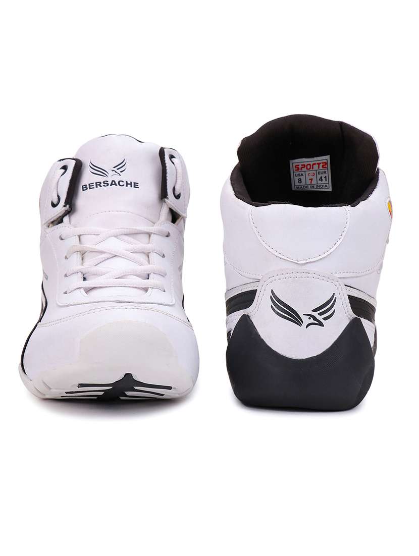 white lace up sport shoes - 18461666 -  Standard Image - 4