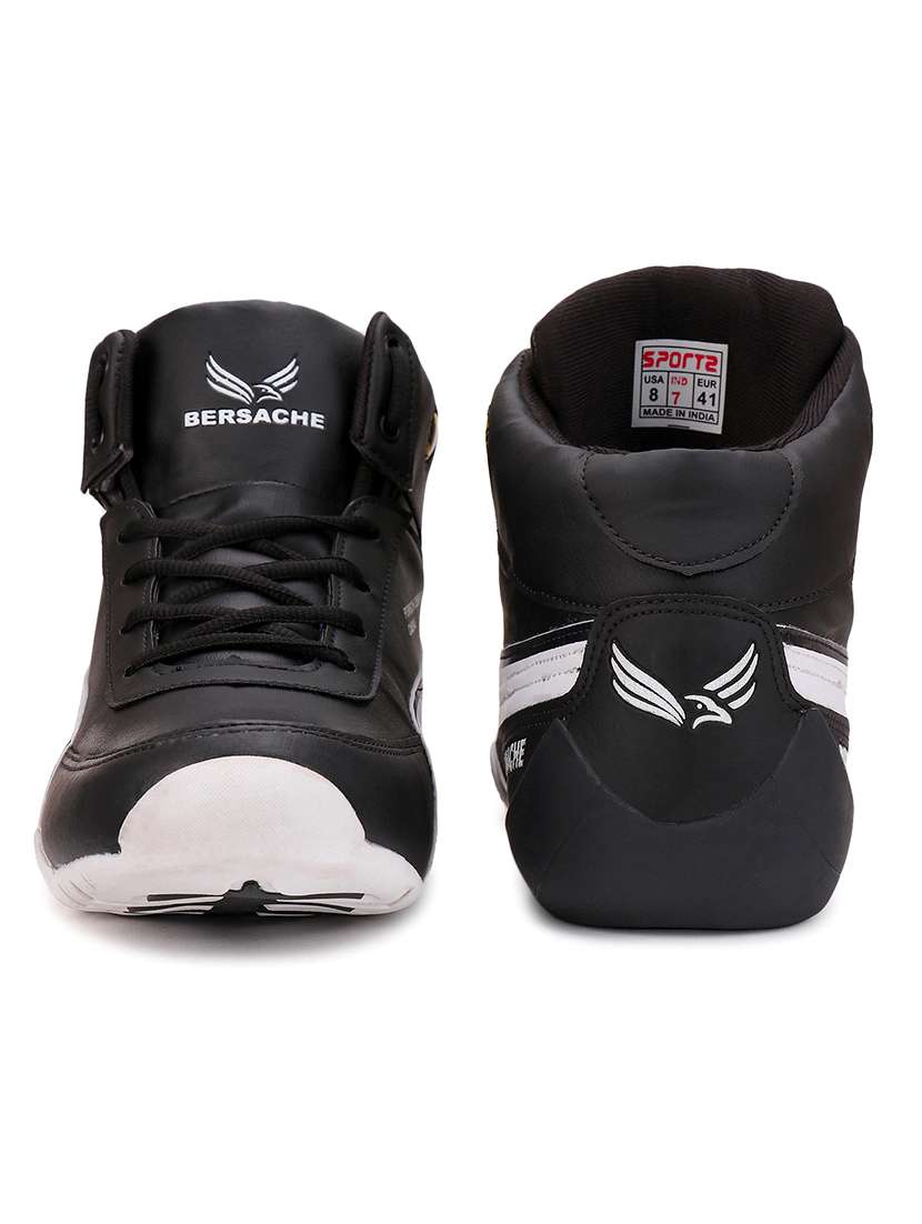 black lace up sports shoe  - 18461667 -  Standard Image - 4