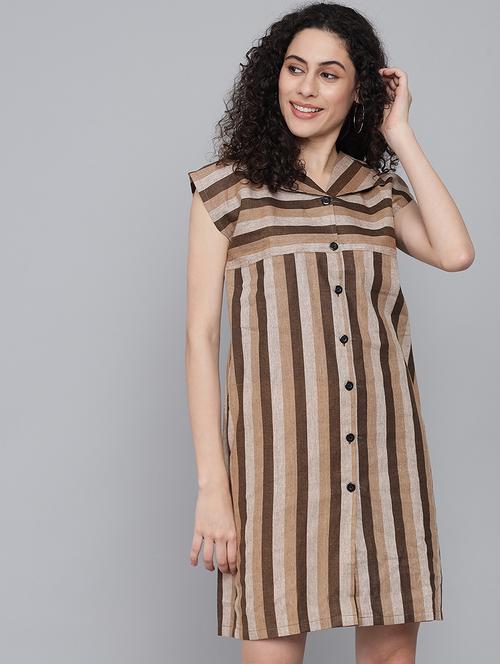women's shift striped dress - 18461752 -  Standard Image - 0
