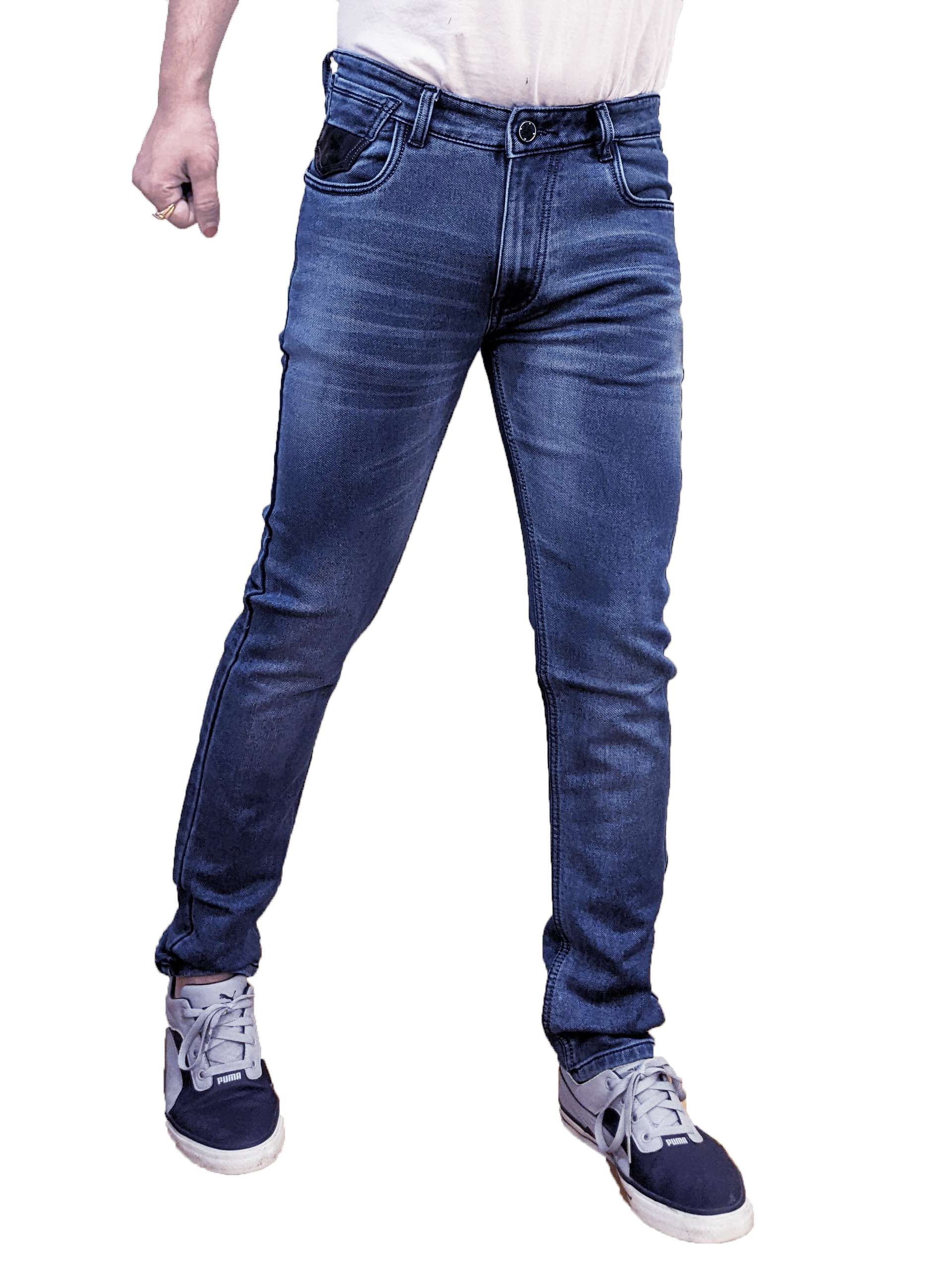 mens slim fit plain jeans - 18462050 -  Standard Image - 4