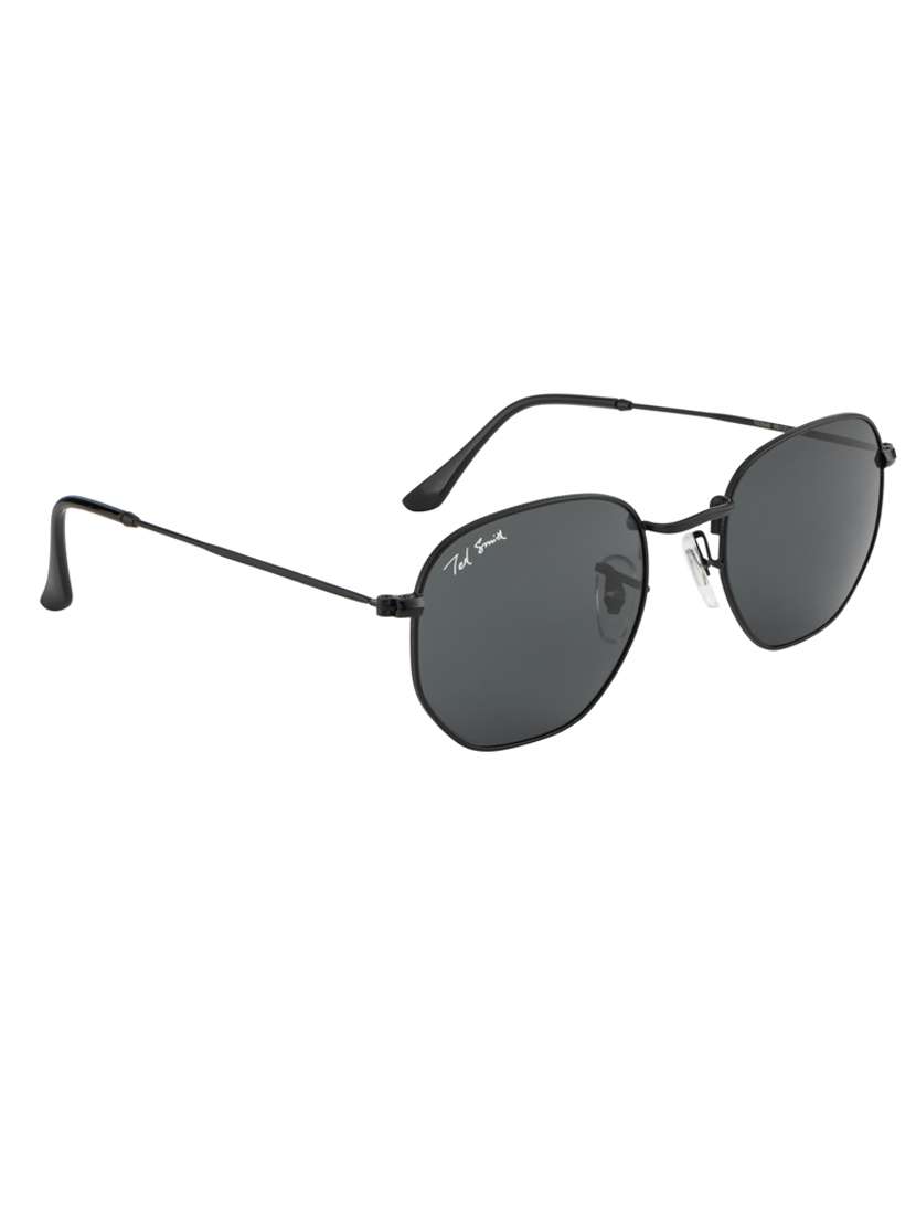 grey graded hexagnal sunglasses  - 18462294 -  Standard Image - 1