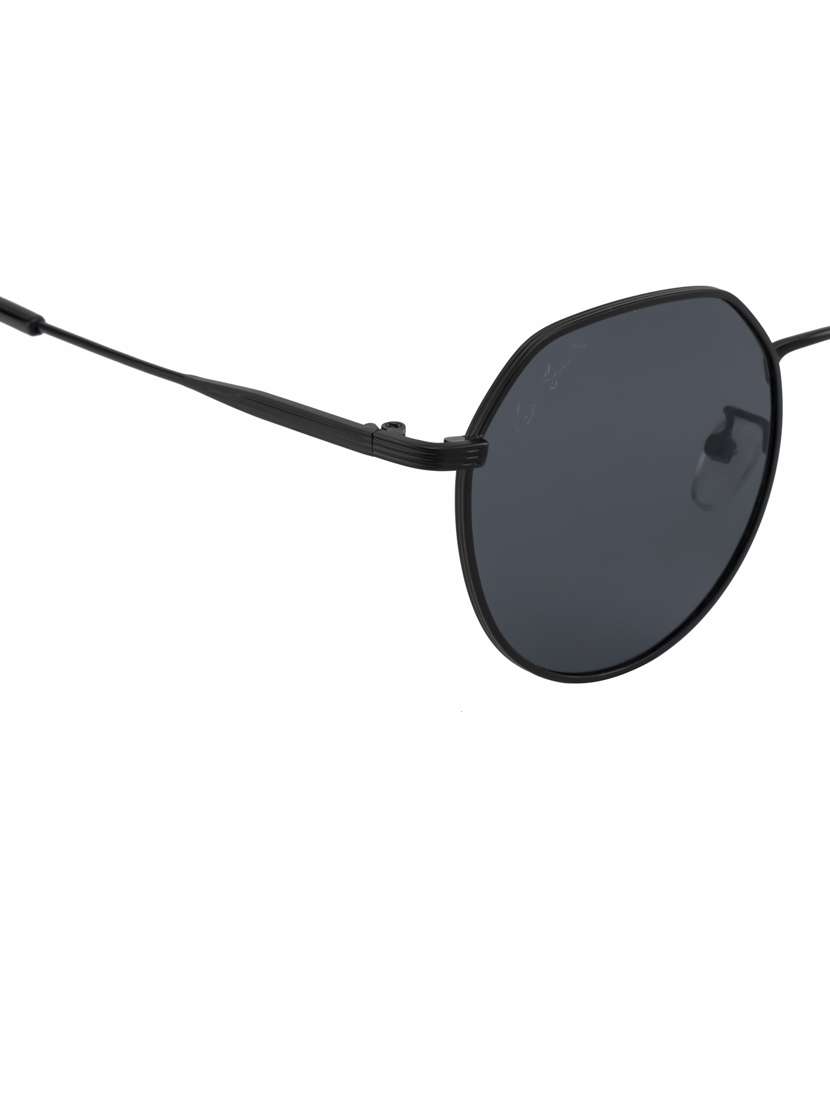 grey twoway round sunglasses  - 18462312 -  Standard Image - 6