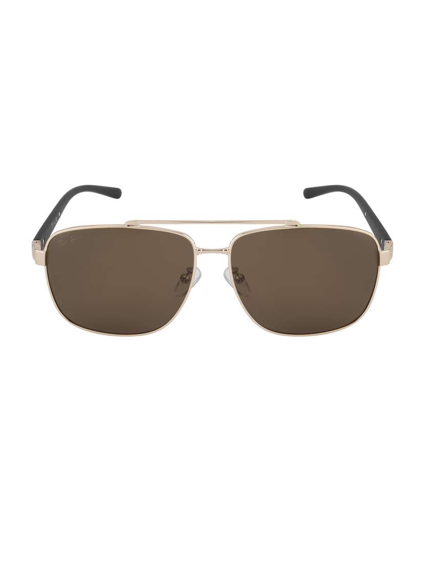 brown visor aviator sunglasses 
