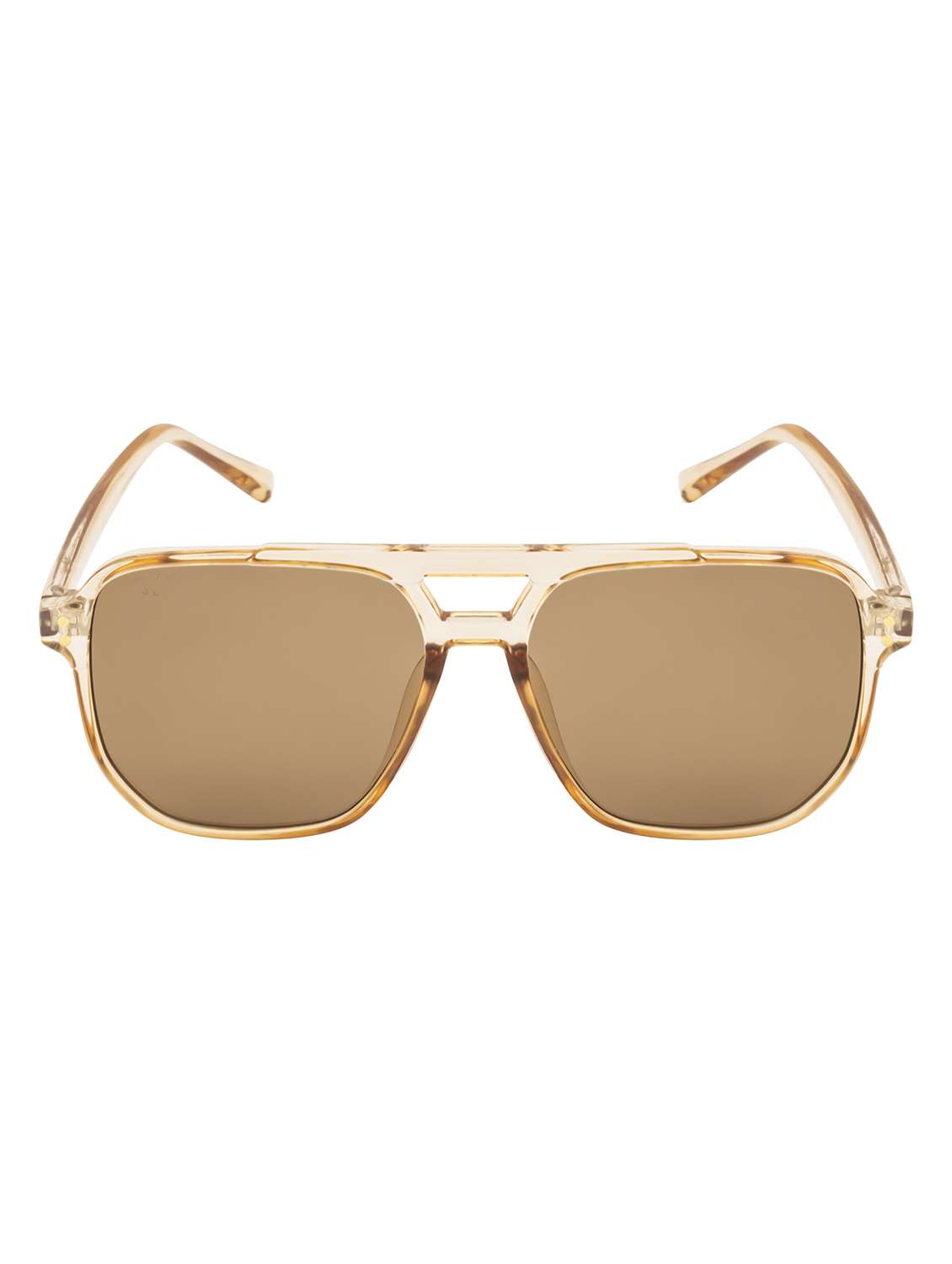 brown turbine aviator sunglasses - 18462409 - Zoom Image - 0