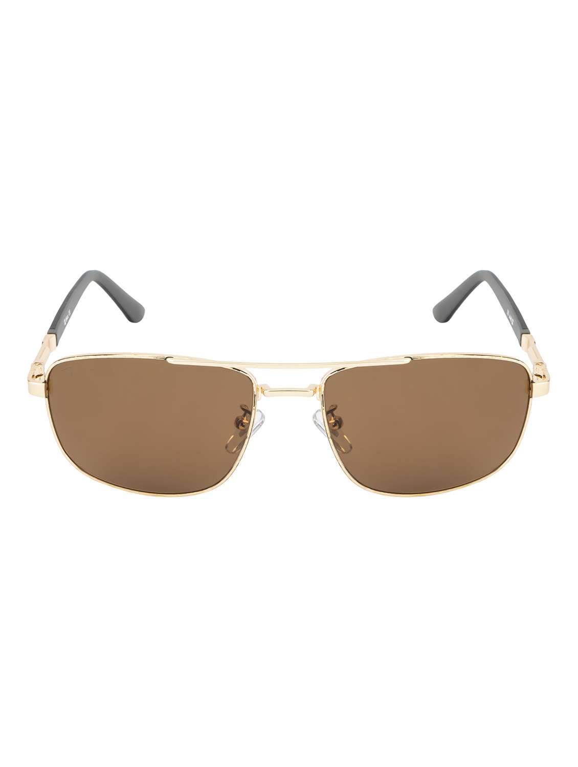 spenler aviator in brown sunglasses 