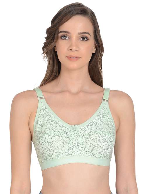 sea green non padded regular bra - 18462611 - Standard Image - 0