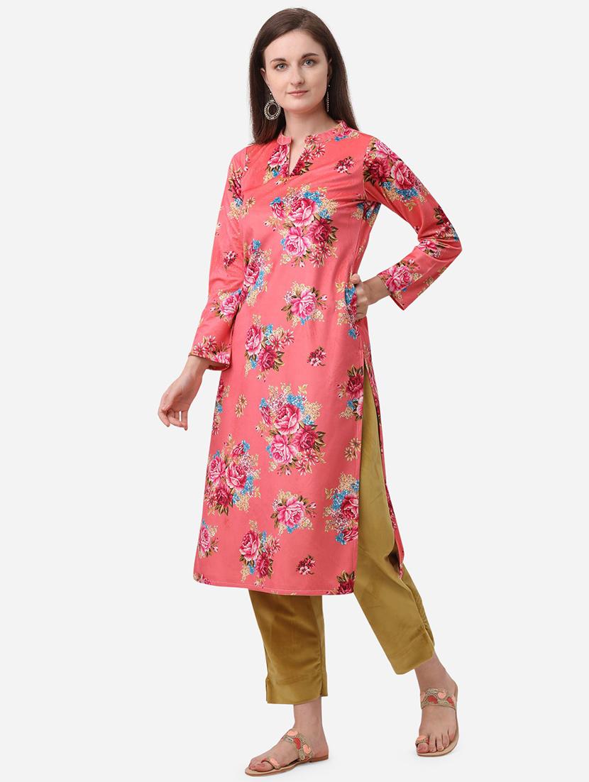 floral printed kurta pant set  - 18462939 -  Standard Image - 1