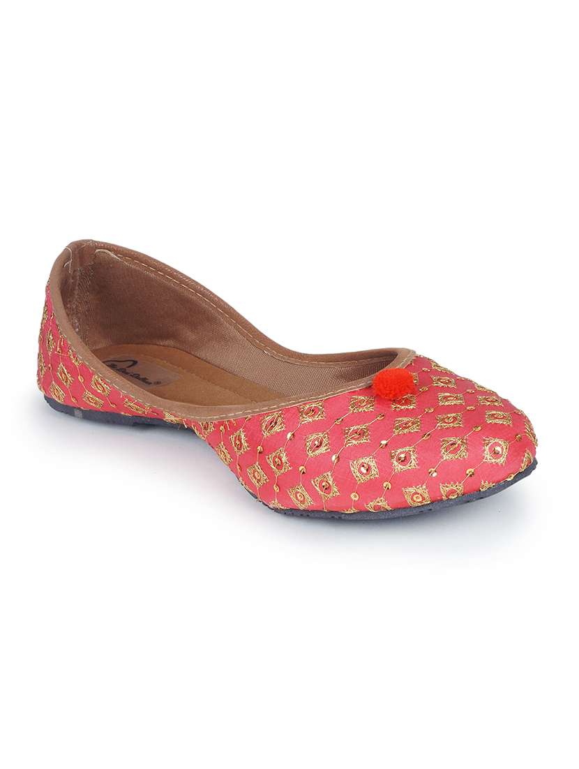 women red slip on mojari - 18463214 -  Standard Image - 1