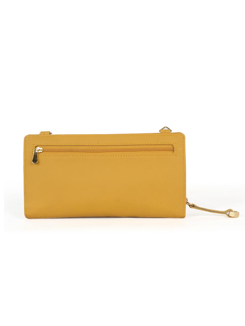 yellow solid wallet - 18463499 - Standard Image - 1