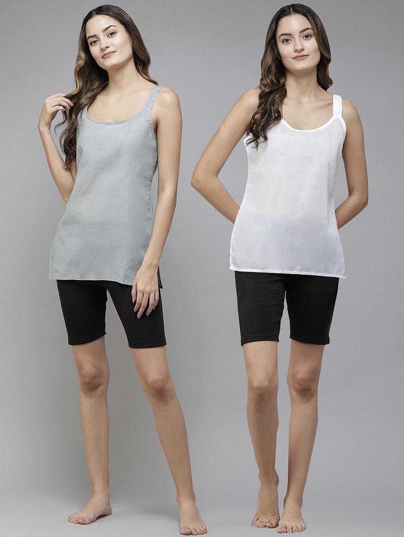 set of 2 solid camisole - 18464768 - Standard Image - 6