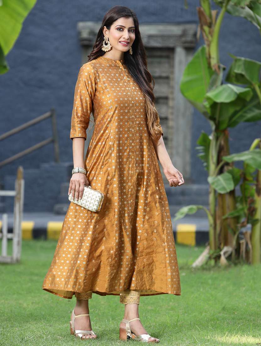 women's flared kurta - 18465772 - Standard Image - 4